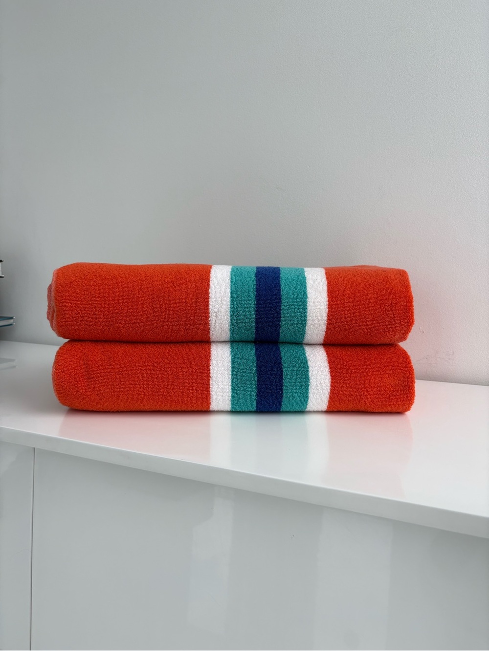 Ralph Lauren Oversized Beach Towels | Set of 2 | 34” × 68” Each | 100% Cotton